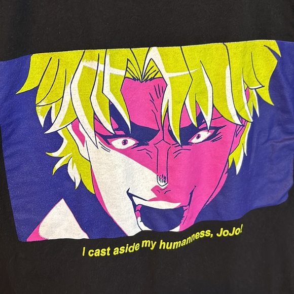 JoJo’s Bizarre Adventure The Animation TShirt Large Black Official - Picture 2 of 4